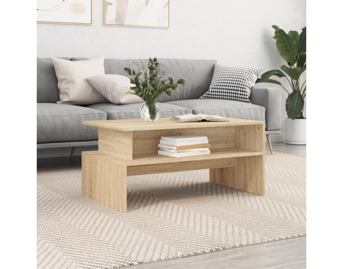 Sonata H Кафе маса, дъб сонома, 90x55x42,5 см, инженерно дърво