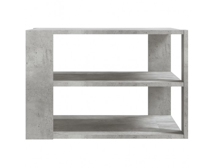 Sonata H Кафе маса, бетонно сива, 59,5x59,5x40 см, инженерно дърво