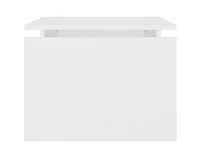 Sonata H Маса за кафе, бяла, 68x50x38 см, инженерно дърво