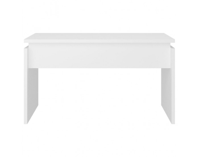 Sonata H Маса за кафе, бяла, 68x50x38 см, инженерно дърво