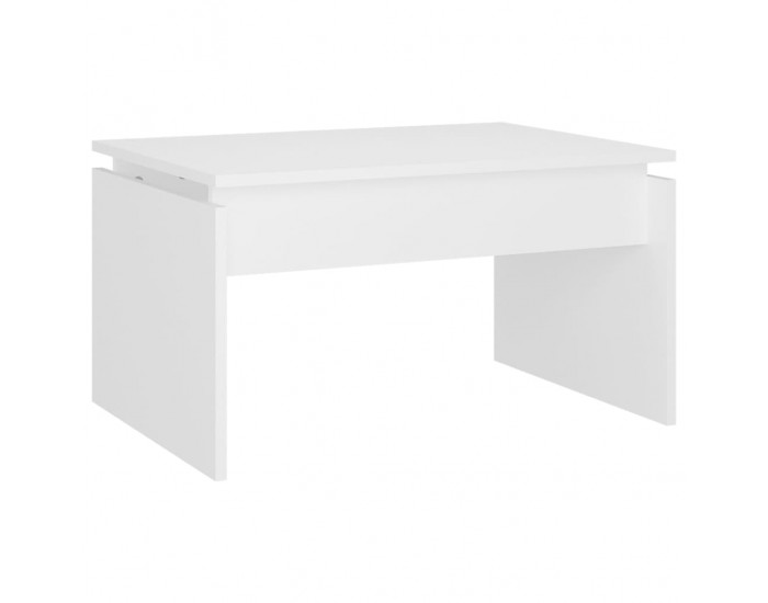 Sonata H Маса за кафе, бяла, 68x50x38 см, инженерно дърво