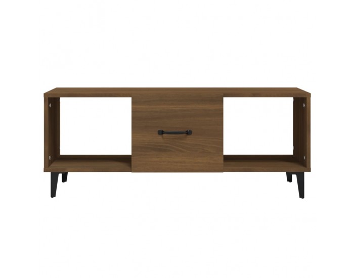 Sonata H Кафе маса, кафяв дъб, 102x50x40 см, инженерно дърво