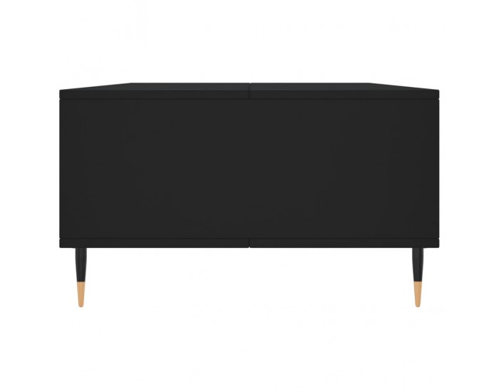 Sonata H Кафе маса, черна, 104x60x35 см, инженерно дърво