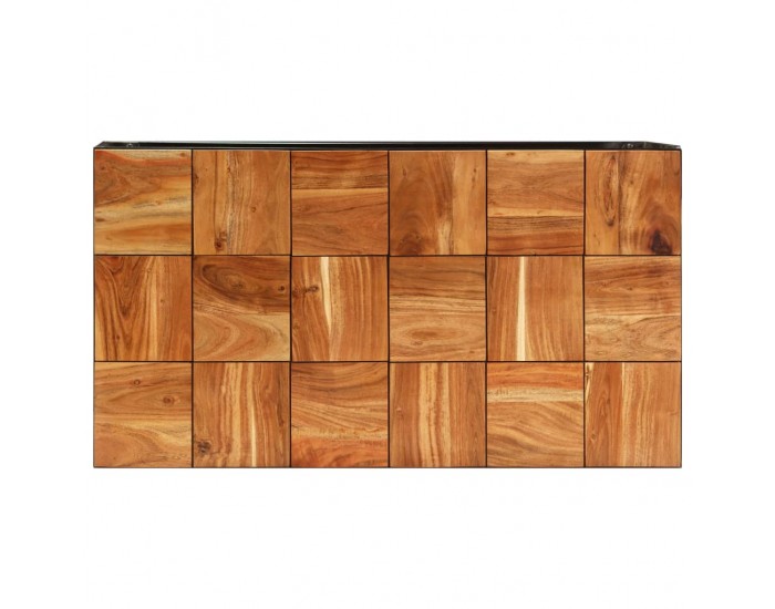 Sonata H Маса за кафе, 110x60x40 см, акациево дърво масив и стомана