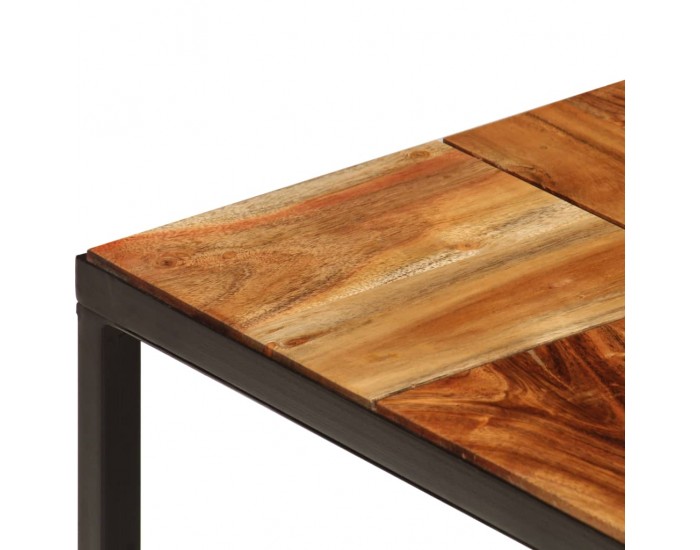 Sonata H Маса за кафе, 110x60x40 см, акациево дърво масив и стомана