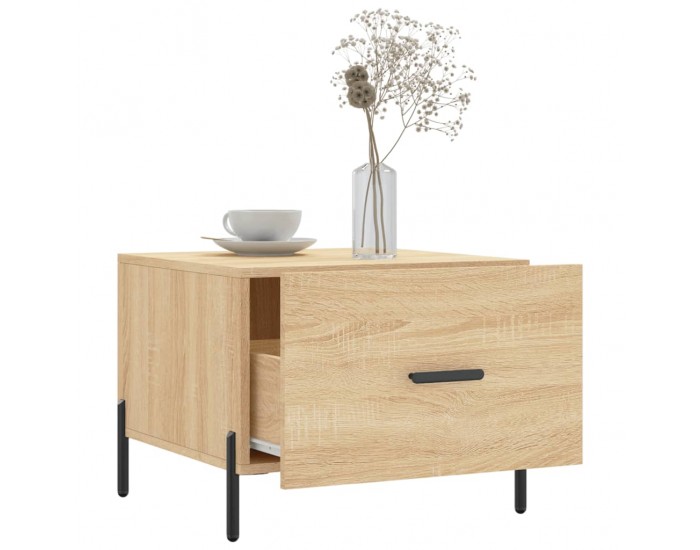 Sonata H Кафе маса, дъб сонома, 50x50x40 см, инженерно дърво