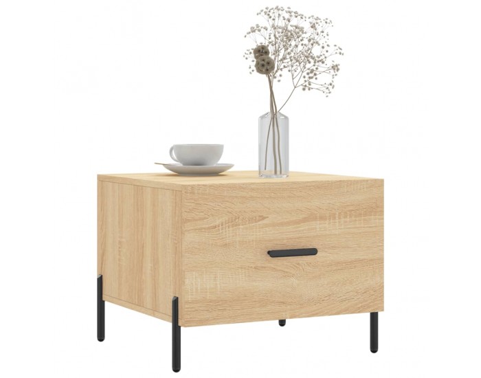 Sonata H Кафе маса, дъб сонома, 50x50x40 см, инженерно дърво