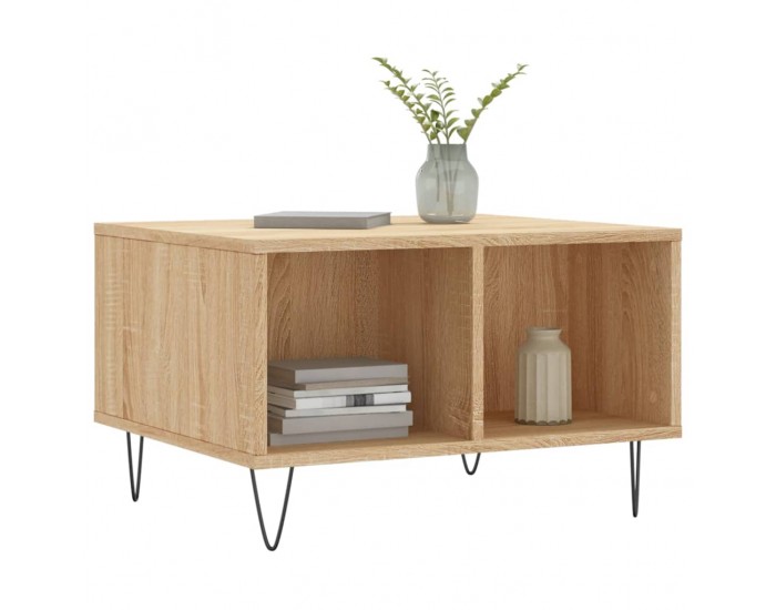 Sonata H Кафе маса, дъб сонома, 60x50x36,5 см, инженерно дърво