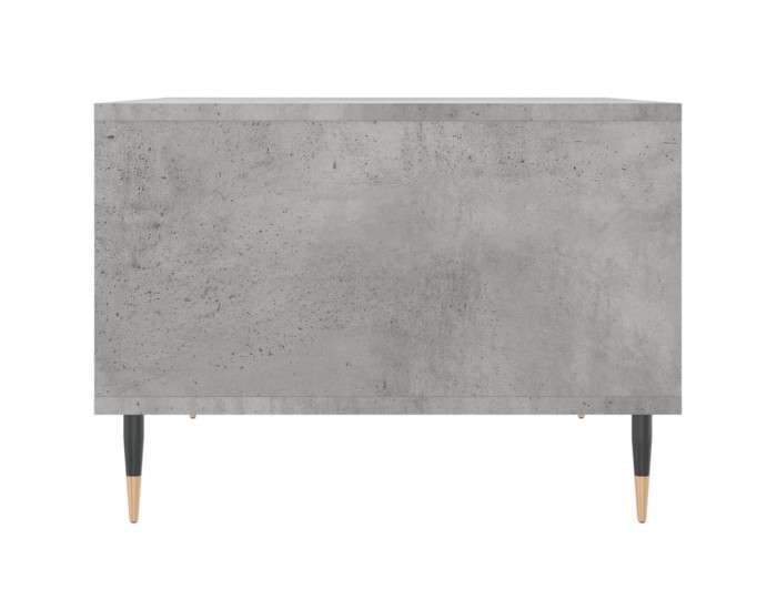 Sonata H Маса за кафе, бетонно сива, 60x50x36,5 см, инженерно дърво