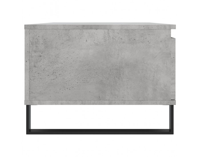 Sonata H Маса за кафе, бетонно сива, 90x50x36,5 см, инженерно дърво