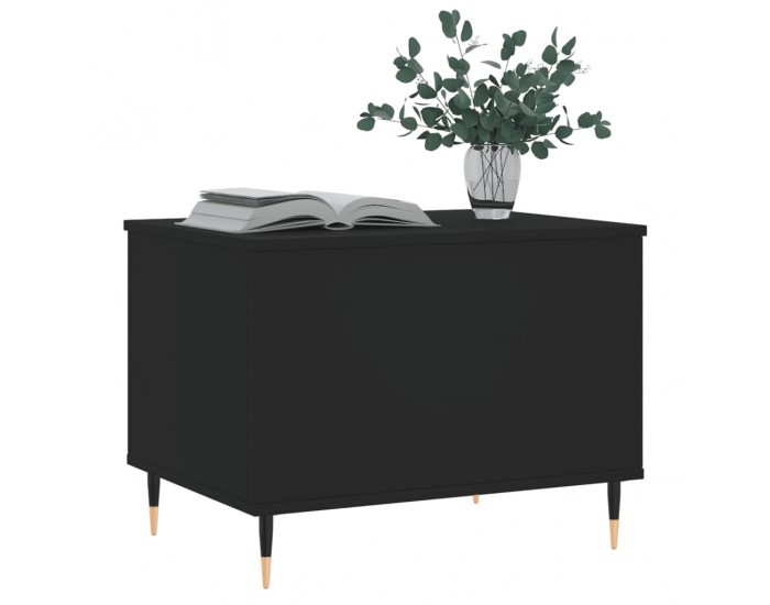 Sonata H Кафе маса, черна, 60x44,5x45 см, инженерно дърво