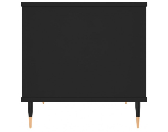 Sonata H Кафе маса, черна, 60x44,5x45 см, инженерно дърво