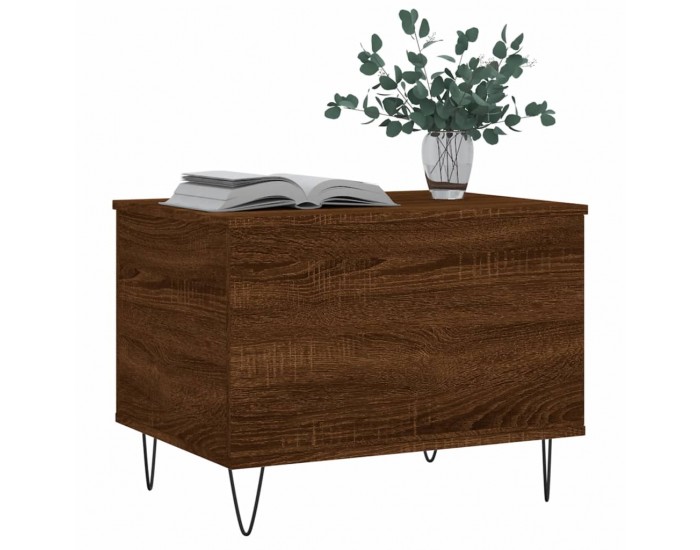 Sonata H Маса за кафе, кафяв дъб, 60x44,5x45 см, инженерно дърво