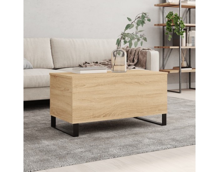 Sonata H Кафе маса, дъб сонома, 90x44,5x45 см, инженерно дърво