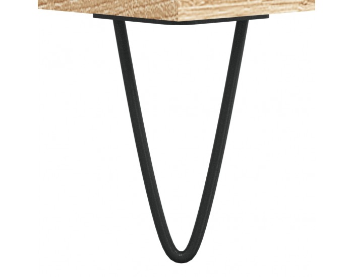 Sonata H Холни маси, 2 бр, дъб сонома, 50x46x35 см, инженерно дърво