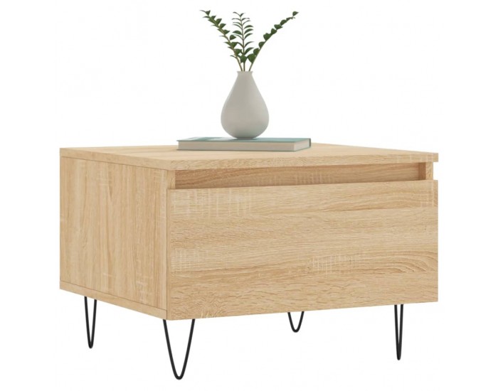 Sonata H Холни маси, 2 бр, дъб сонома, 50x46x35 см, инженерно дърво