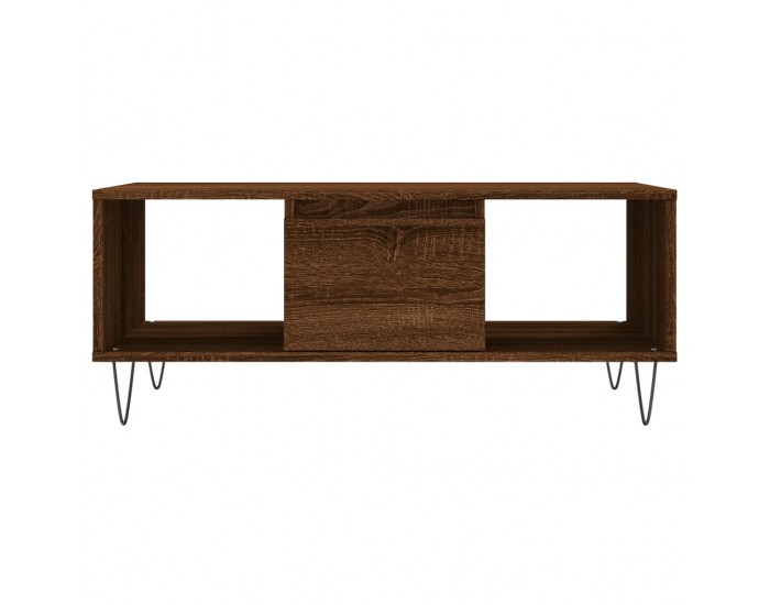 Sonata H Кафе маса, кафяв дъб, 90x50x36,5 см, инженерно дърво