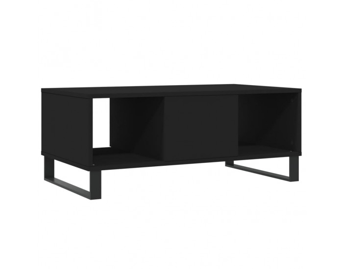 Sonata H Кафе маса, черна, 90x50x36,5 см, инженерно дърво