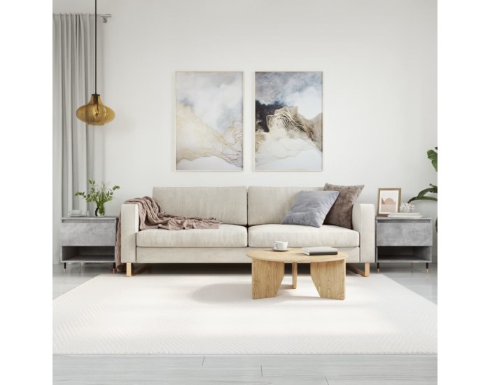 Sonata H Странични маси, 2 бр, бетонно сиво, 50x46x50 , инженерно дърво