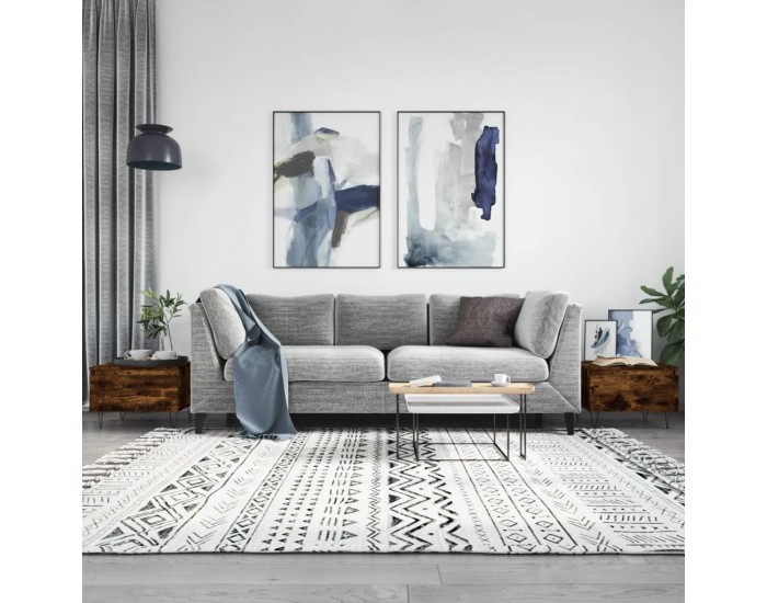 Sonata H Холни маси, 2 бр, опушен дъб, 50x46x35 см, инженерно дърво