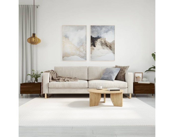 Sonata H Холни маси, 2 бр, Кафяв дъб, 50x46x35 см, инженерно дърво