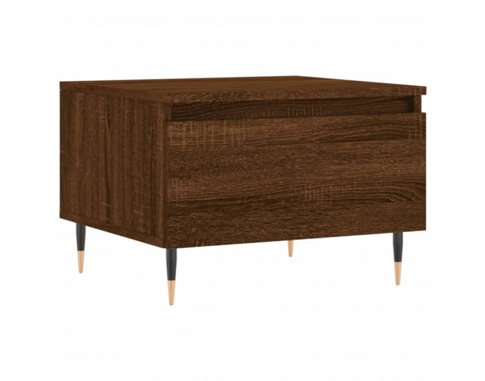 Sonata H Холни маси, 2 бр, Кафяв дъб, 50x46x35 см, инженерно дърво