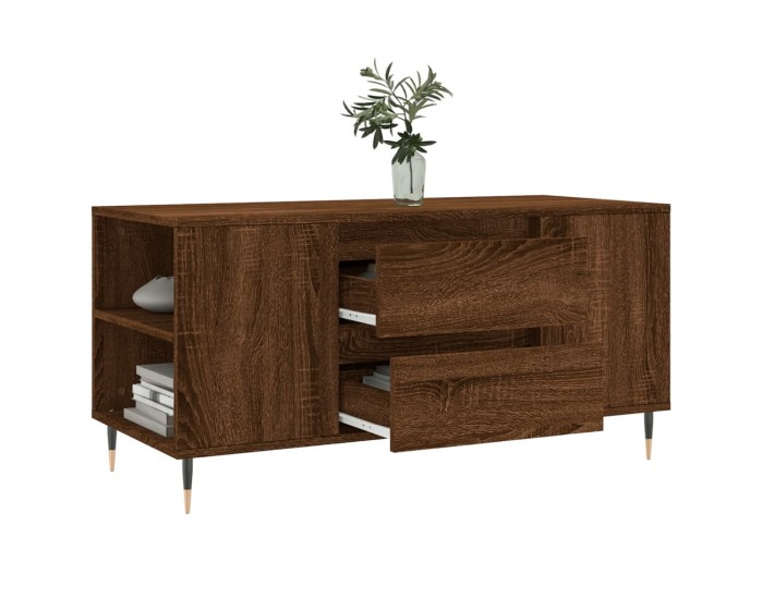 Sonata H Кафе маса, кафяв дъб, 102x44,5x50 см, инженерно дърво