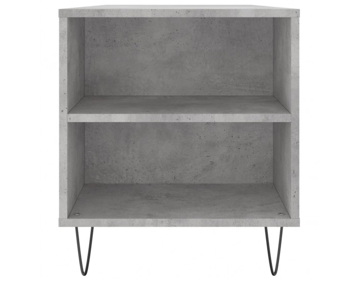 Sonata H Кафе маса, бетонно сиви, 102x44,5x50 см, инженерно дърво