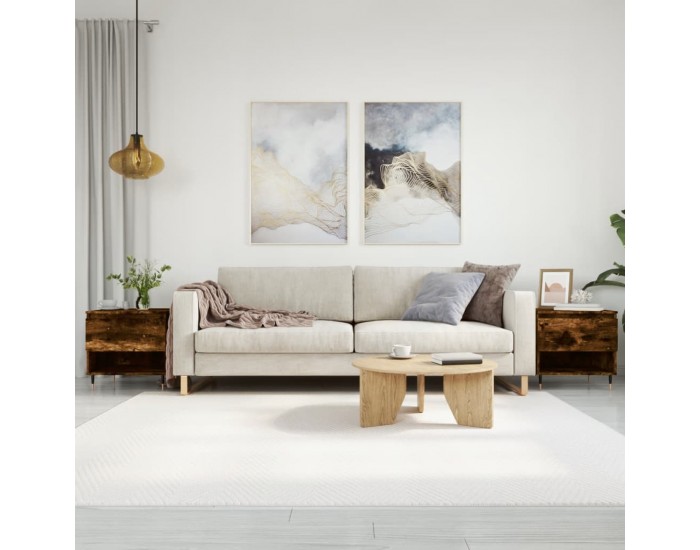 Sonata H Кафе маси, 2 бр, опушен дъб, 50x46x50 см, инженерно дърво