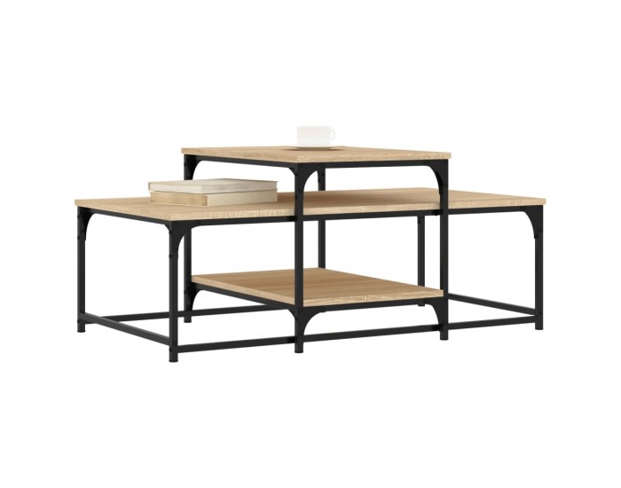 Sonata H Кафе маса, дъб сонома, 102x60x45 см, инженерно дърво