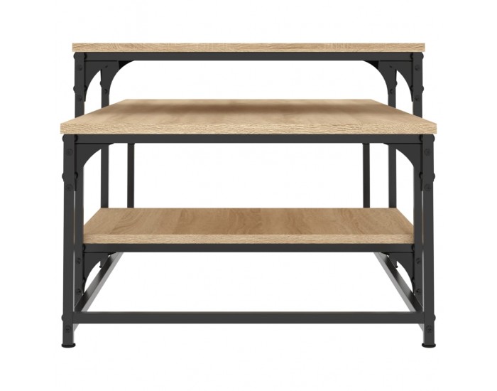 Sonata H Кафе маса, дъб сонома, 102x60x45 см, инженерно дърво