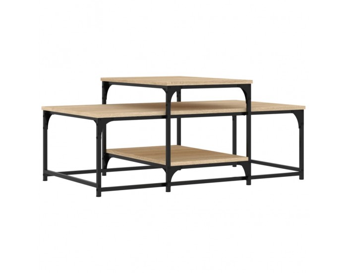 Sonata H Кафе маса, дъб сонома, 102x60x45 см, инженерно дърво