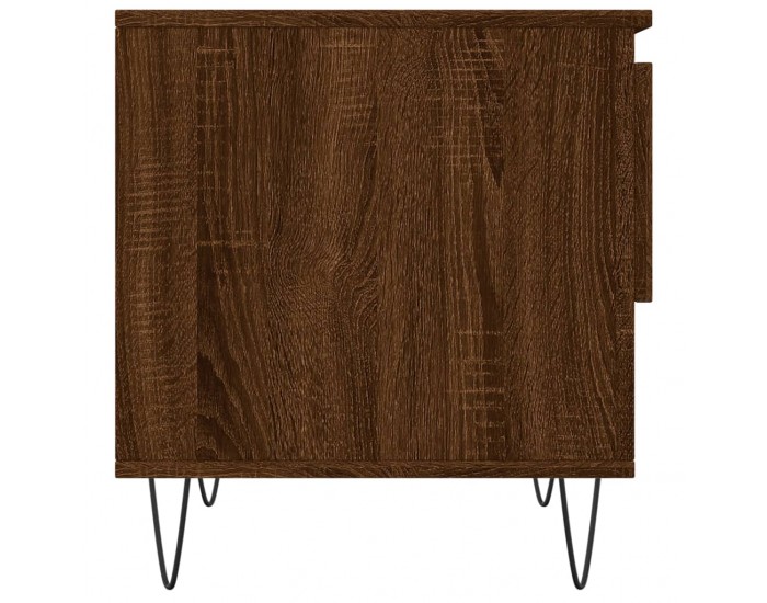 Sonata H Маса за кафе, кафяв дъб, 50x46x50 см, инженерно дърво