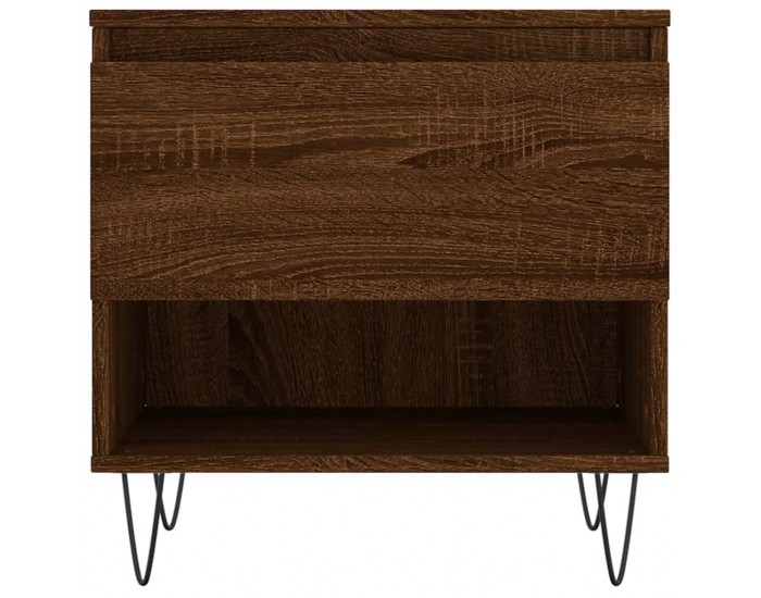 Sonata H Маса за кафе, кафяв дъб, 50x46x50 см, инженерно дърво