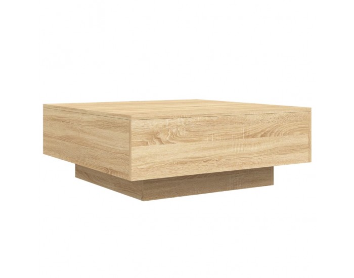 Sonata H Маса за кафе, дъб сонома, 80x80x31 см, инженерно дърво