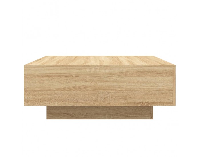 Sonata H Маса за кафе, дъб сонома, 80x80x31 см, инженерно дърво