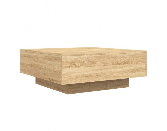 Sonata H Маса за кафе, дъб сонома, 80x80x31 см, инженерно дърво