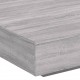 Sonata H Маса за кафе с LED осветление, сив сонома, 100x100x31 см
