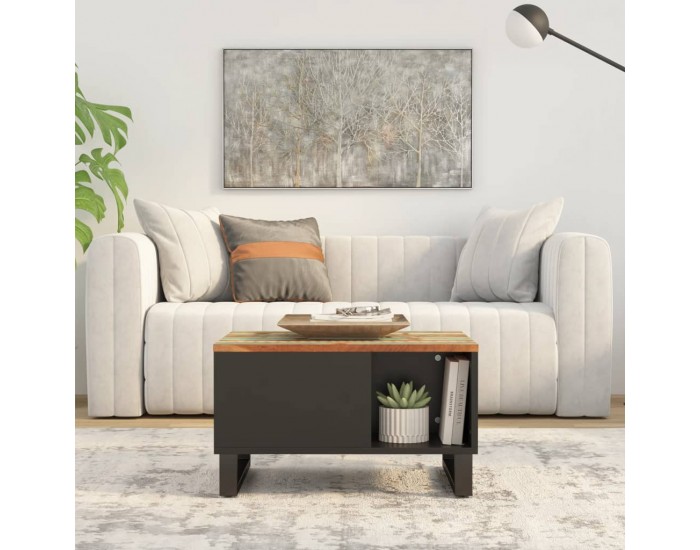 Sonata H Маса за кафе, 60x50x35 см, регенерирано дърво масив