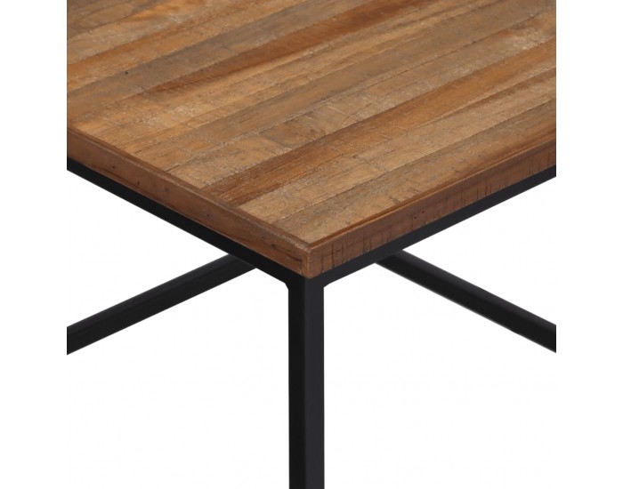 Sonata H Стифиращи масички за кафе, 2 бр, тиково дърво масив