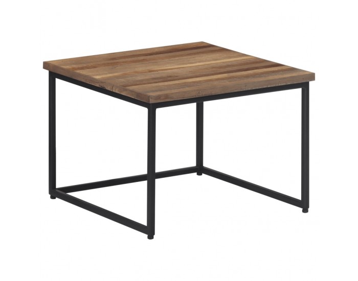 Sonata H Стифиращи масички за кафе, 2 бр, тиково дърво масив