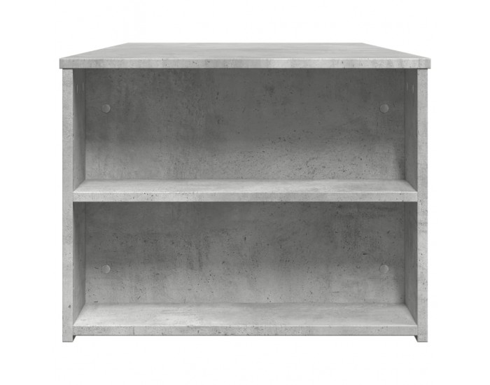 Sonata H Маса за кафе, бетонно сива, 102x55x42 см, инженерно дърво