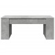 Sonata H Маса за кафе, бетонно сива, 102x55x42 см, инженерно дърво