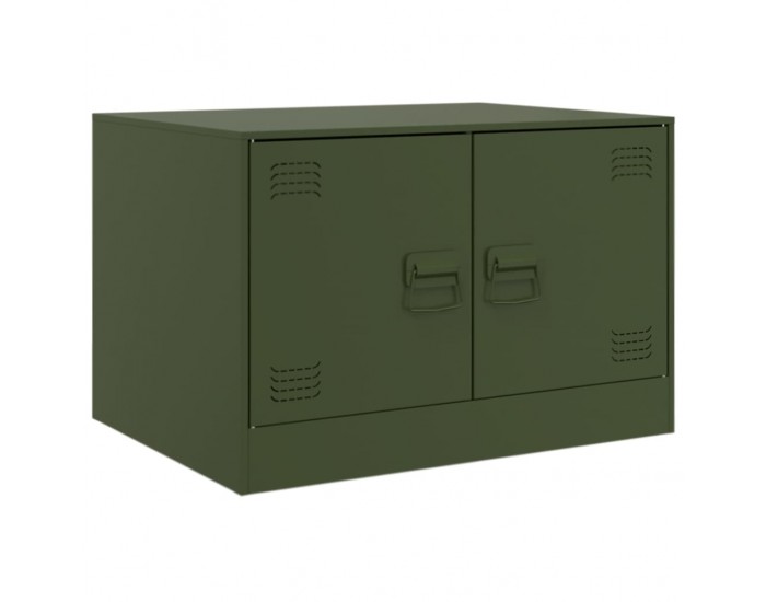 Sonata H Маса за кафе, маслиненозелено, 67x50x44 см, стомана