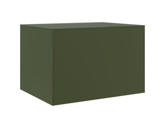 Sonata H Маса за кафе, маслиненозелено, 67x50x44 см, стомана