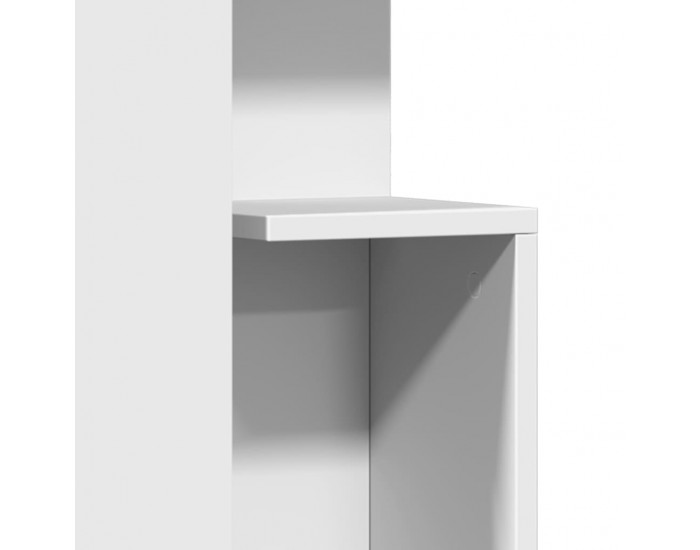 Sonata H Странична маса, бяла, 35x35x60 см, инженерно дърво