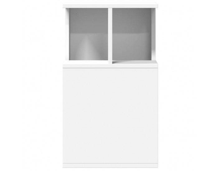 Sonata H Странична маса, бяла, 35x35x60 см, инженерно дърво