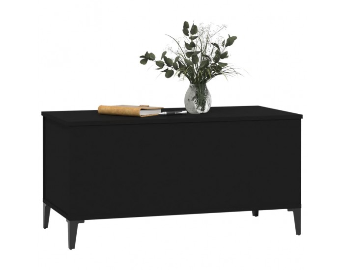 Sonata H Маса за кафе, черна, 90x44,5x45 см, инженерно дърво