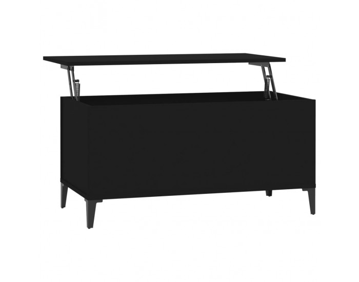 Sonata H Маса за кафе, черна, 90x44,5x45 см, инженерно дърво