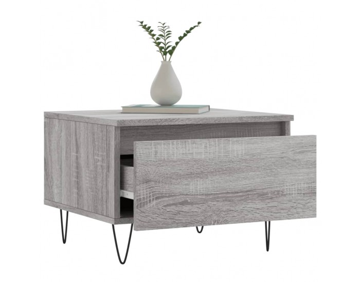 Sonata H Холни маси, 2 бр, сив сонома, 50x46x35 см, инженерно дърво